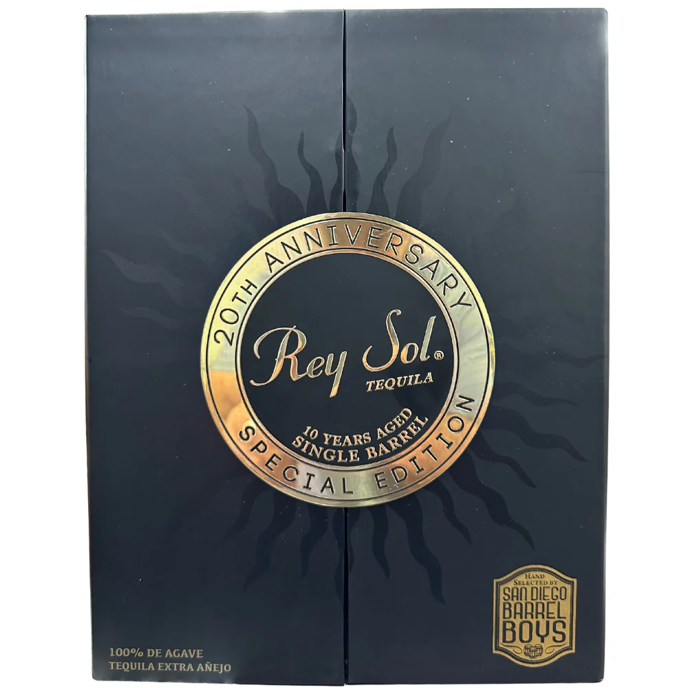 Rey Sol 20th Anniversary 10 Years Aged Single Barrel Extra Anejo Tequila - Nestor Liquor