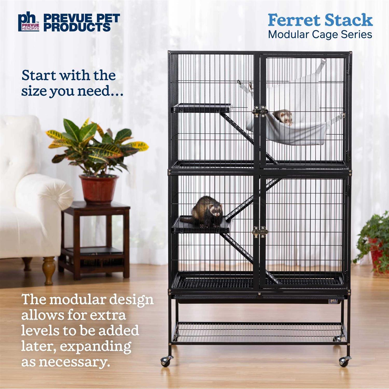 Prevue Pet Products Ferret Stack Home Two Story - Pet Supplies online store
