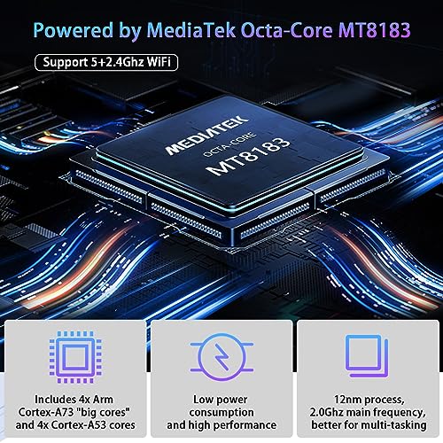 Tablet 10.1 Inch Android 13 Tablets 2025 Latest Android Tablets 128GB ROM+16GB RAM (8+8 Virtual), 2 in 1 Tablet with Keyboard