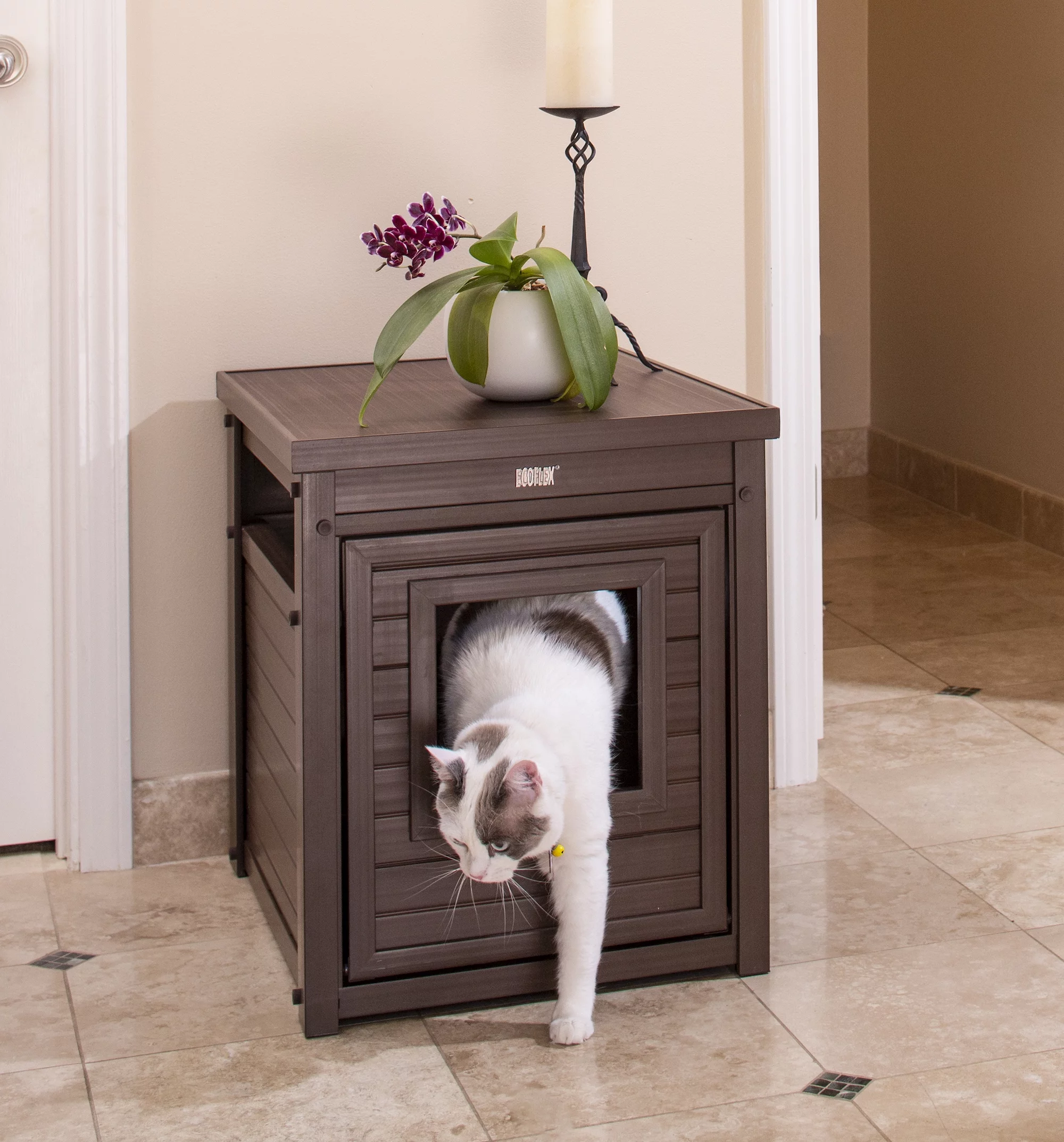 New Age Pet ECOFLEX Litter Box Cover - Russet