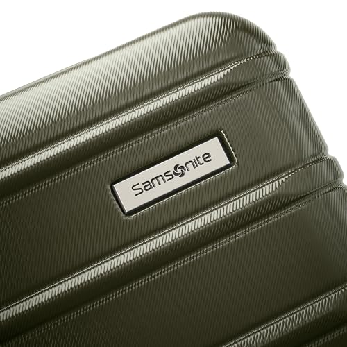 Samsonite Omni 2 Hardside Expandable Luggage with Spinner Wheels, 2-Piece Set (19/24), Lagoon Blue