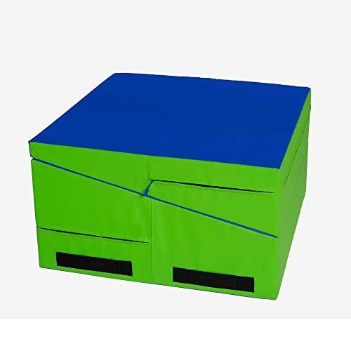 We Sell Mats Gymnastics Folding Incline Cheese Wedge Skill Shape Tumbling Mat, Small/24x22x34x22x14