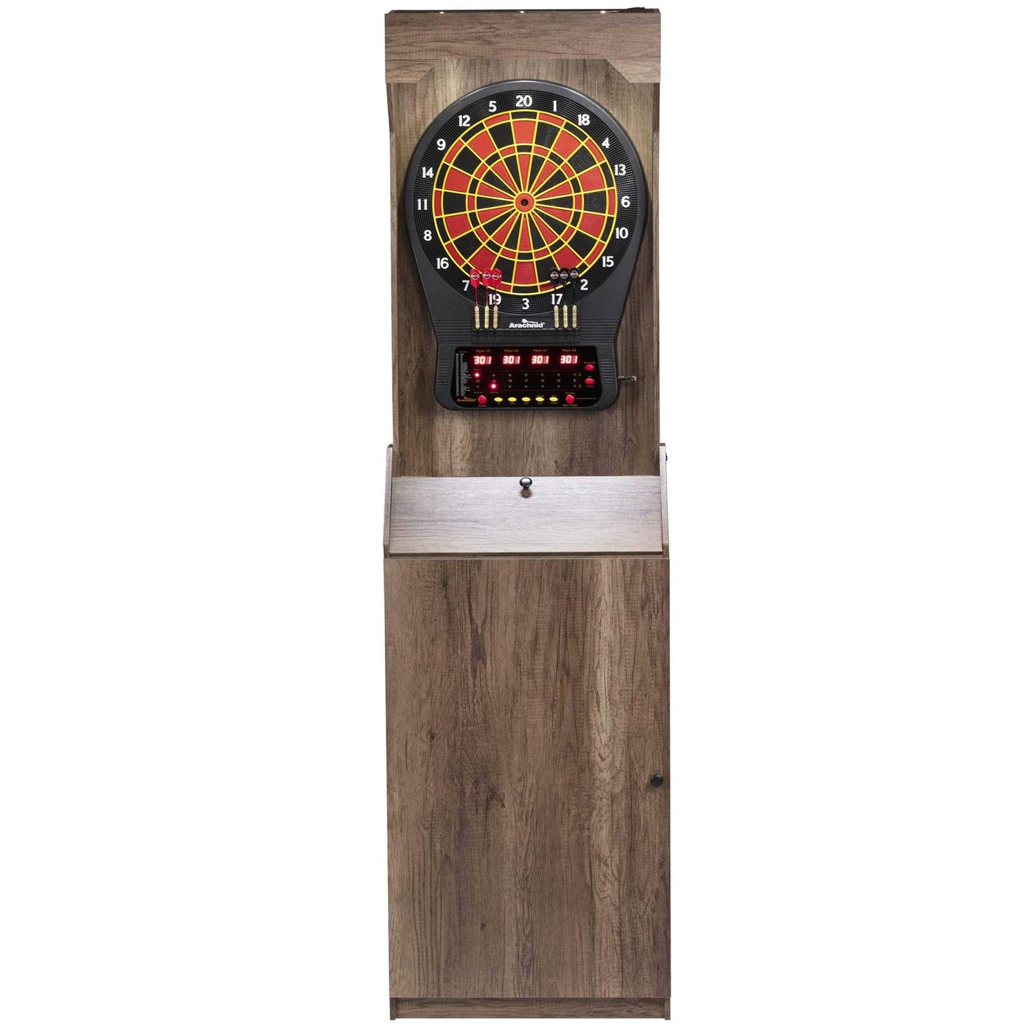 Arachnid LED Light Up Arcade Stand Up Rustic Cabinet with Cricket Pro 650 - Sports Supplies Online Store