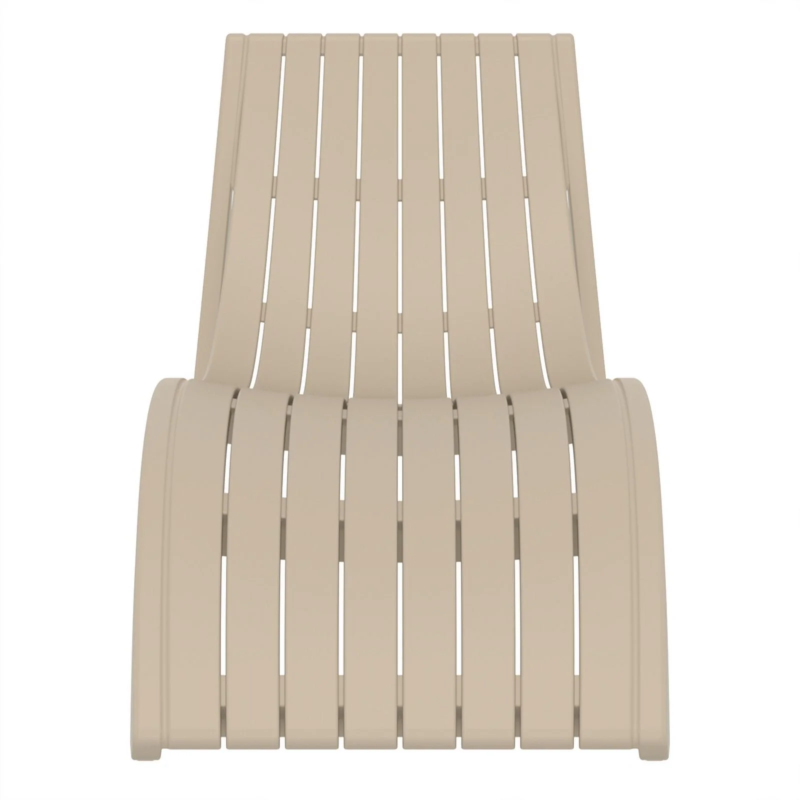 Compamia Slim Pool Chaise Sun Lounger Taupe
