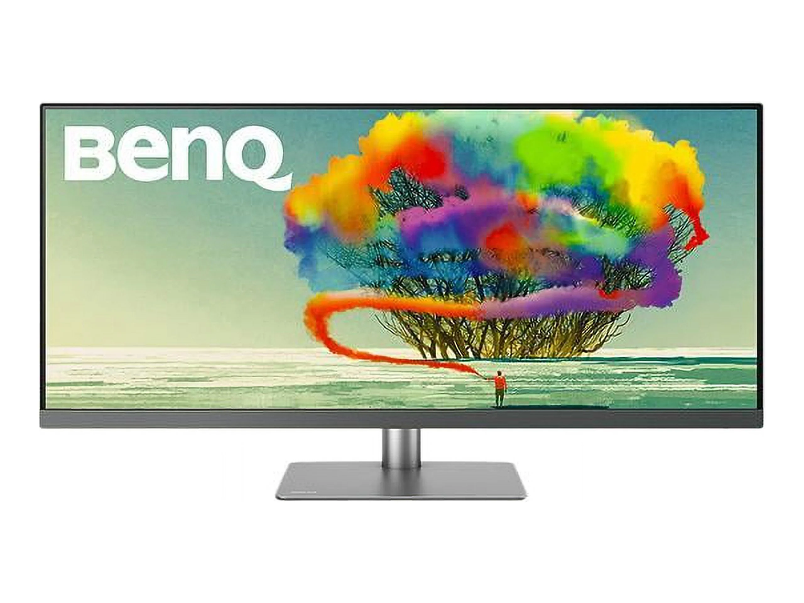 BenQ DesignVue PD3420Q 34" UWQHD 3440 x 1440 2K 60Hz 2xHDMI DisplayPort Built-in Speakers USB 3.1 Hub HDR 400 Zero-Flicker Low Blue Light Anti-Glare
