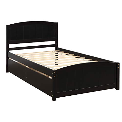 SOFTSEA Full Murphy Bed Wall Beds, Wood White Cabinet Bed 61.5” Foldable Platform Bed with Shelf for Guest Room