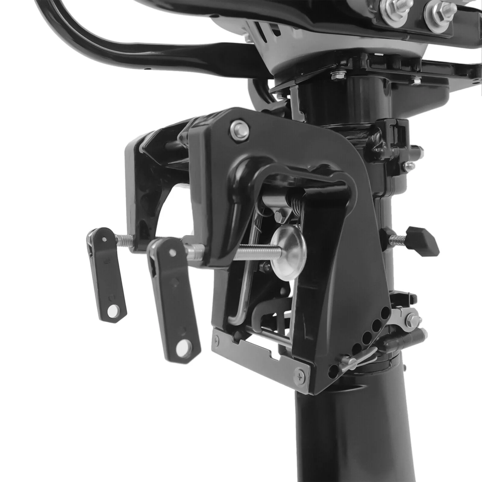 Oukaning 4-Stroke 7.5 HP Outboard Engine 196CC Heavy Duty Outboard Motor Fishing Boat with Cooling System