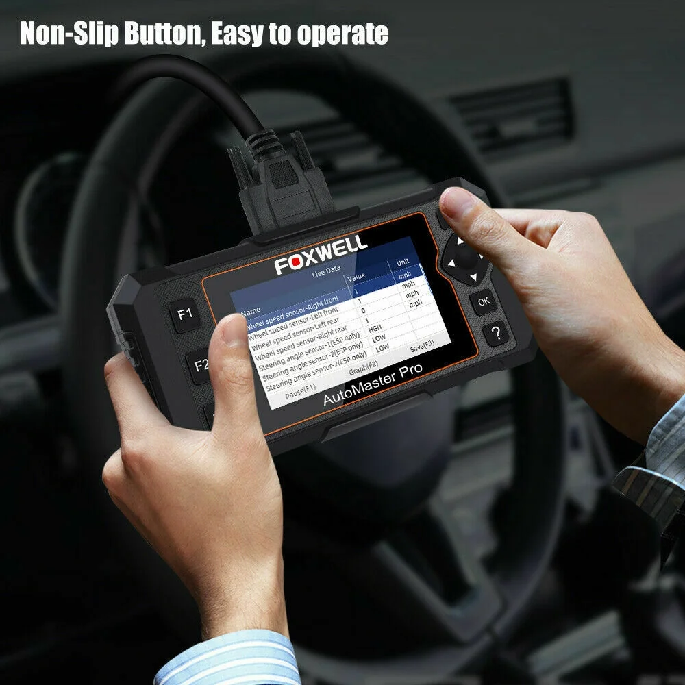 2022 New Version Foxwell Elite Full Systems Automotive OBD2 Scanner Oil Reset / EPB Reset / SAS Calibration/ABS Bleeding/Throttle Matching Code