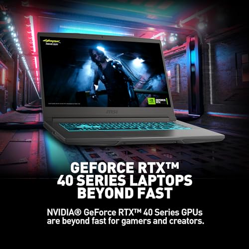 MSI Thin A15 15.6” 144Hz FHD Gaming Laptop: Ryzen 7-7735HS, NVIDIA Geforce RTX 4050, 16GB DDR5, 512GB NVMe SSD, Cooler Boost 5