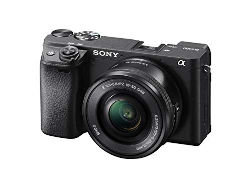 Sony Alpha a6400 Mirrorless Camera: Compact APS-C Interchangeable Lens Digital Camera with Real-Time Eye Auto Focus, 4K Video & Flip Up Touchscreen