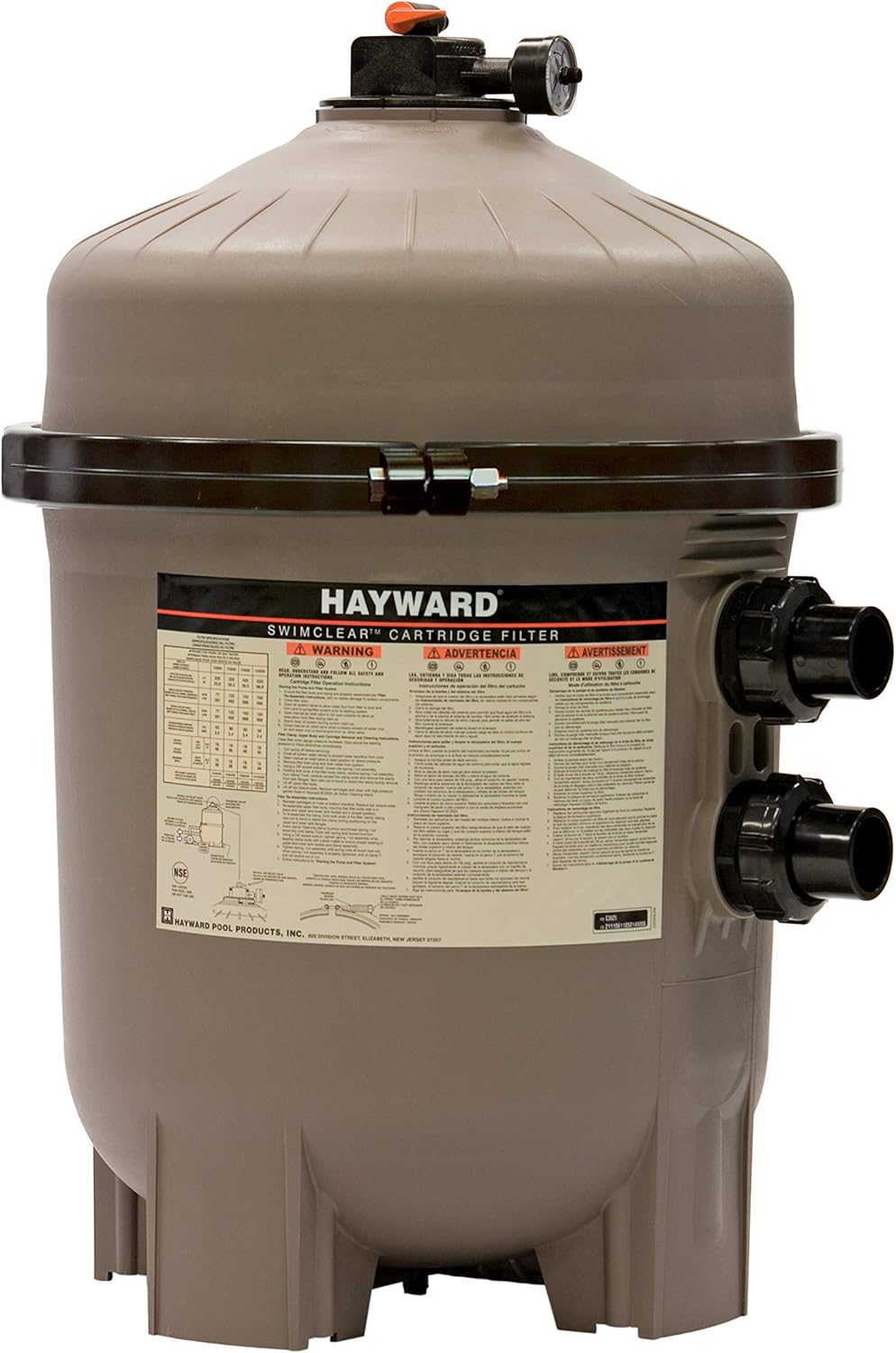 Hayward W3C4030 SwimClear Cartridge Pool Filter, 425 Sq. Ft.