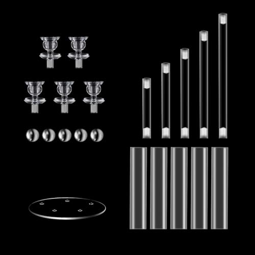 35inch 10pcs Black Candelabra Centerpieces for Tables 5 Arms Wedding centerpieces for Decorations
