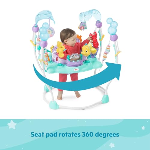 Bright Starts Disney Baby Finding Nemo Sea of Activities Baby Activity Center Jumper with Interactive Toys, Lights, Songs & Sounds, 6-12 Months (Blue)