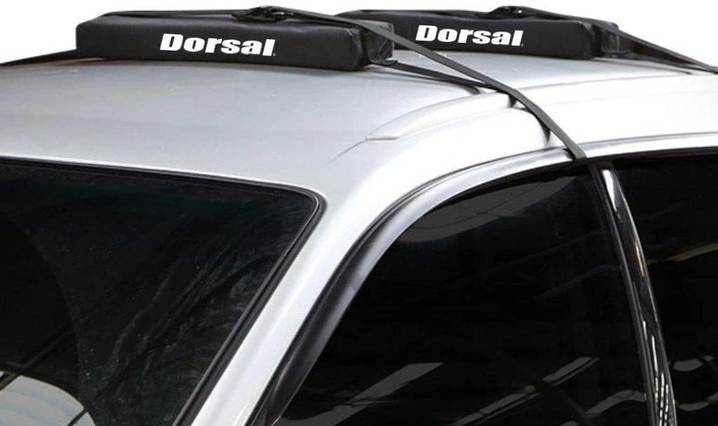 DORSAL Wrap Rax Soft Roof Surfboard Racks with Corrosion Resistant Buckles, Universal Fit Cars, SUVs - Longboards, SUP, Soft Tops 20 Pack of 2