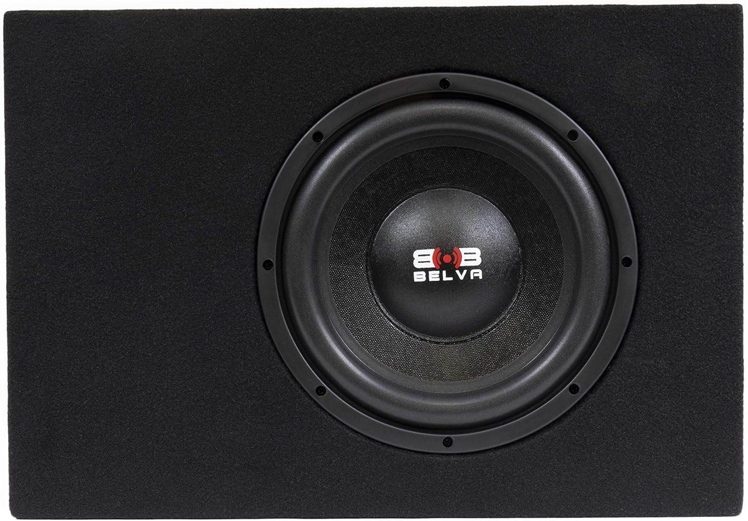 Belva BPKG10T 600 Watt Peak Shallow-Mount 10-inch Amplified Loaded Subwoofer Box