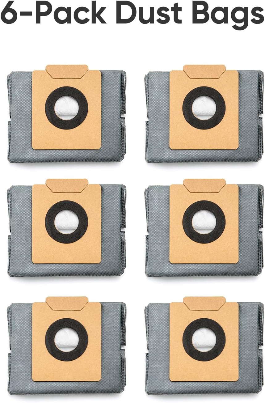 eufy Clean X8 Pro Robotic Vacuum with Self-Empty Station & Dust Bags (6 Packs)