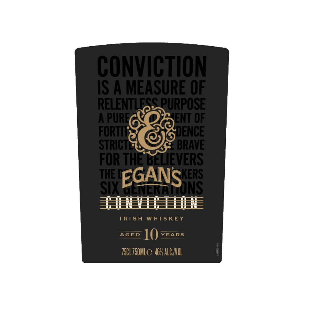Egan’s Conviction 10 Year Old Irish Whiskey 750ml - Nestor Liquor