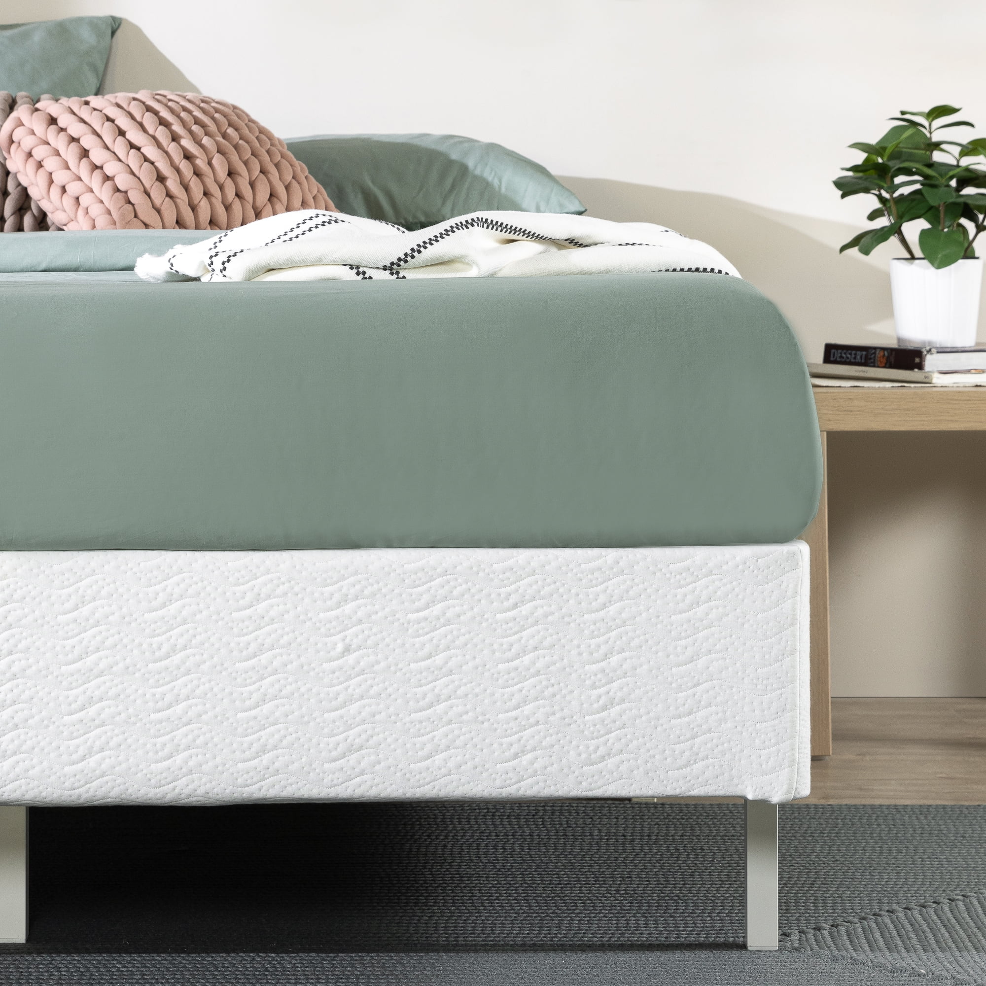 Zinus 9" Metal Smart BoxSpring® with Quick Assembly, Mattress Foundation, Queen