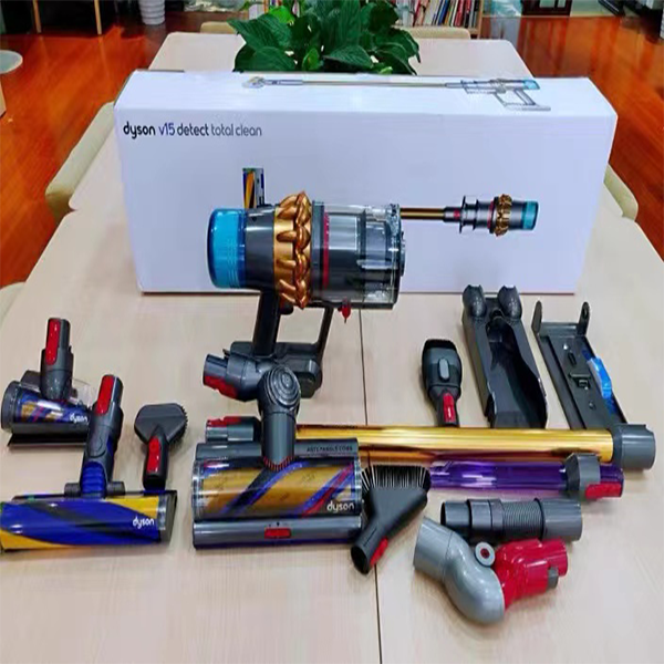 Dyson-V15 Detection Cordless Staubsauger &ndash; Gelb/Nickel