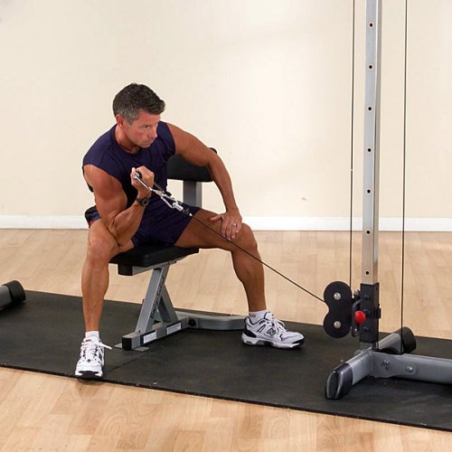 Body-Solid (GDCC250B) Cable Crossover Exercise Machine for Home & Light Commercial Gym