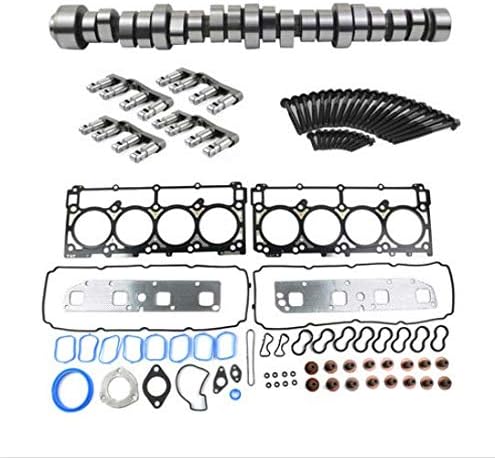 NON MDS Lifters Camshaft Kit Replacement for Dodge Ram 1500 2500 3500 5.7L Hemi 2006-2008 Part# 53022064AA 5038784AD 53021720AB GELUOXI