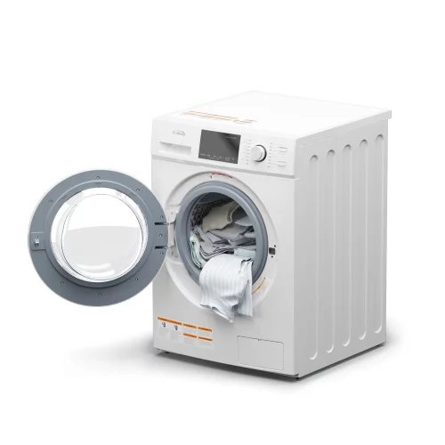 KoolMore 2.7 Cu. ft. All-in-One Washer & Dryer Combo in White.