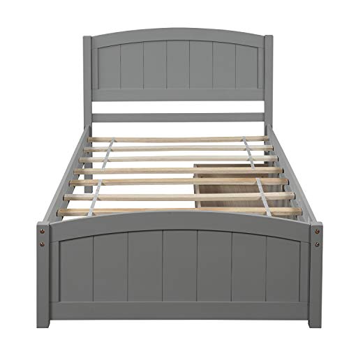 SOFTSEA Full Murphy Bed Wall Beds, Wood White Cabinet Bed 61.5” Foldable Platform Bed with Shelf for Guest Room