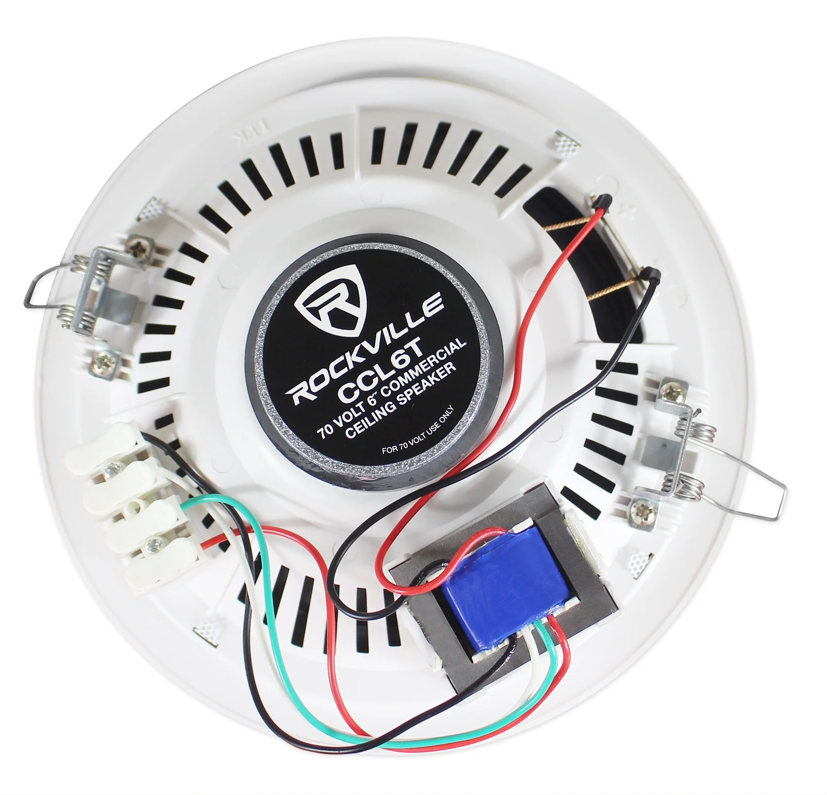 Restaurant Multi Room Audio System (10) 6.5" White Wall+12) 6" Ceiling Speakers