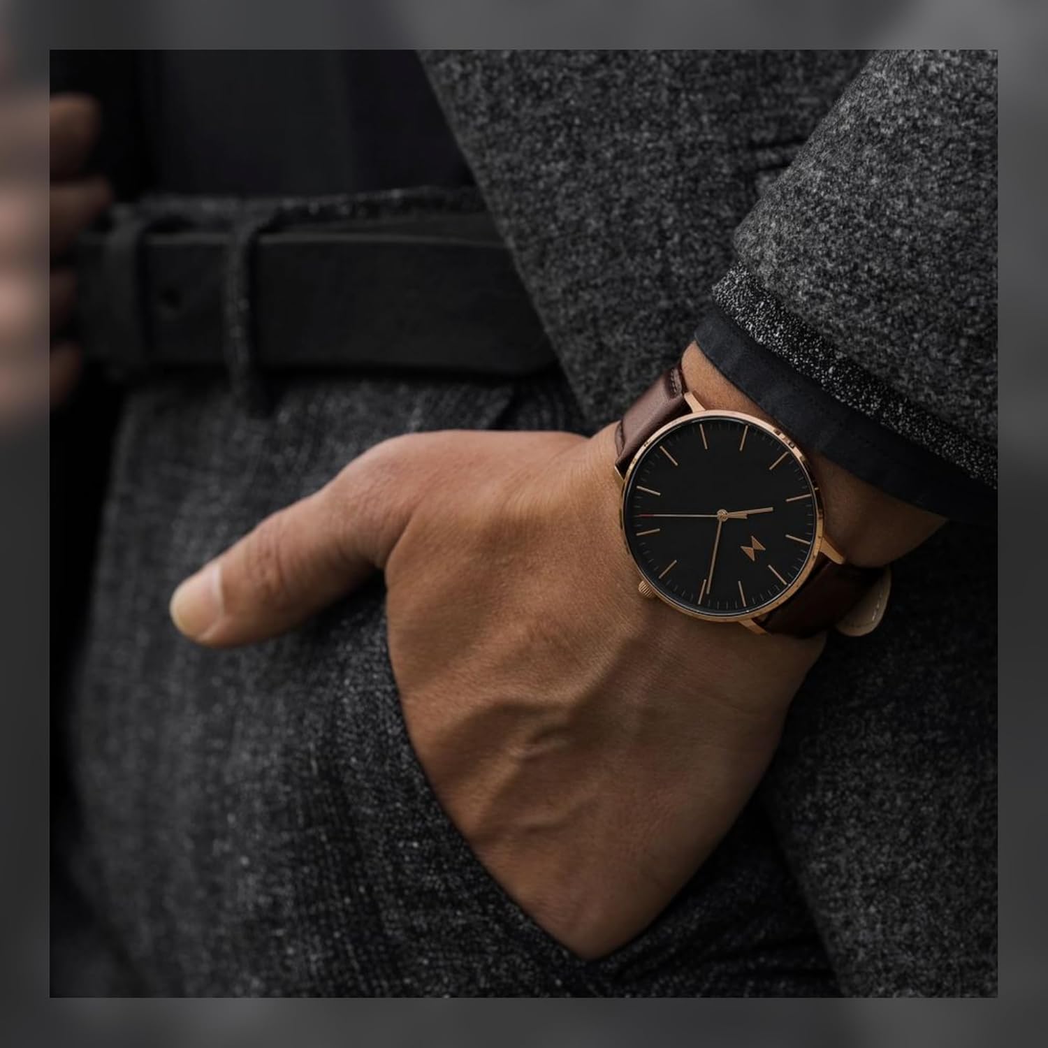 MVMT Men’s Legacy Slim Watch - Analog Watch for Men - Minimalist, Water Resistant 3 ATM/30 Meters Men’s Dress Watch