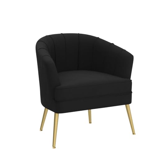 Andeworld Velvet Accent Chair, Upholstered Modern Single Sofa Side Chair