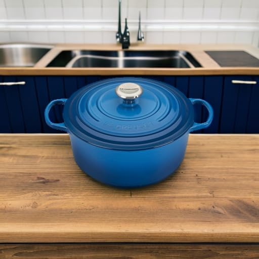 Le Creuset Enameled Cast Iron Signature Round Dutch Oven, 5.5 qt., Cerise