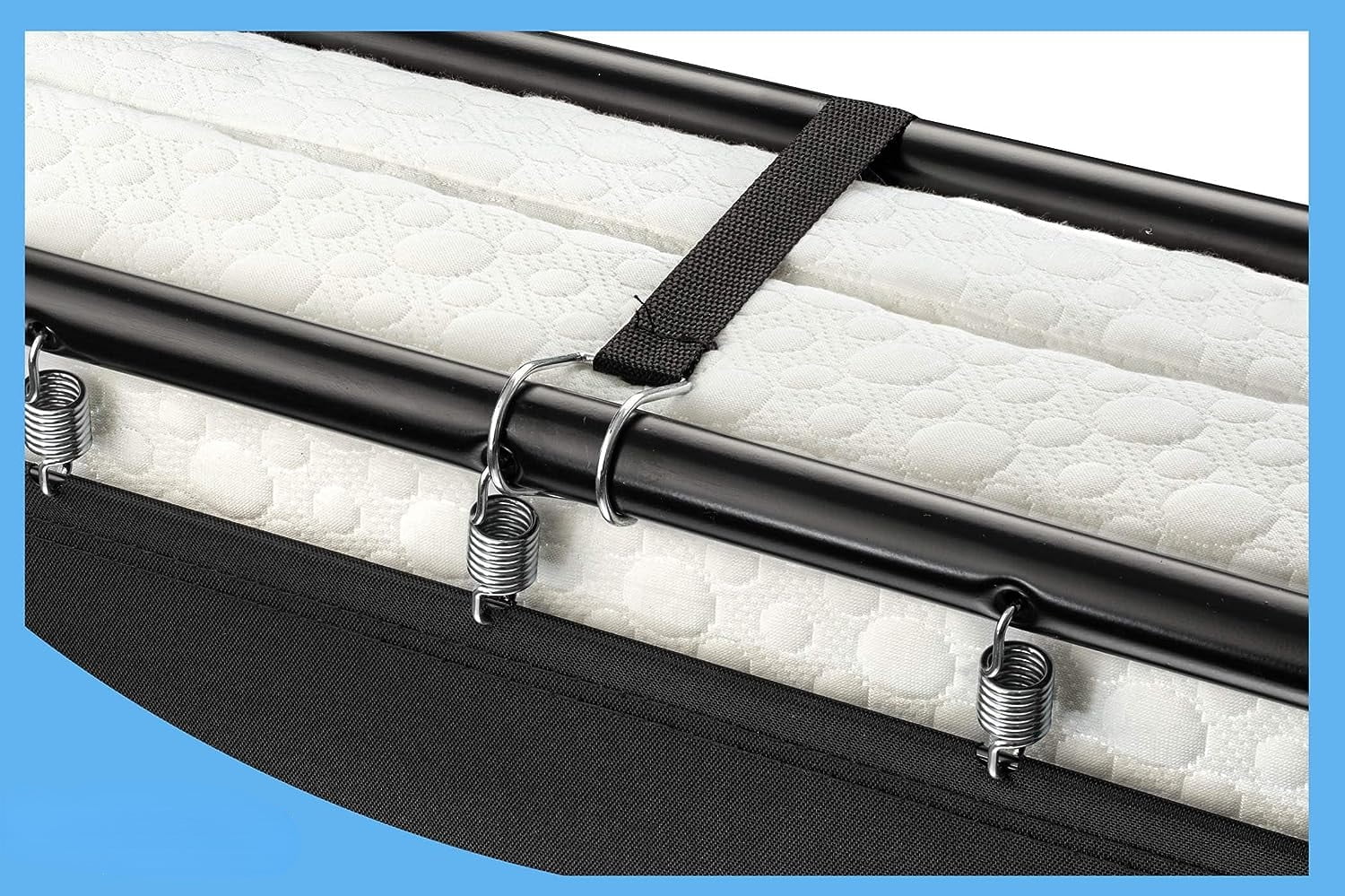 Guest Folding Bed Cot with Memory Foam Mattress, Compact, Portable & Lightweight, for Spare Bedroom & Office (31 inch)