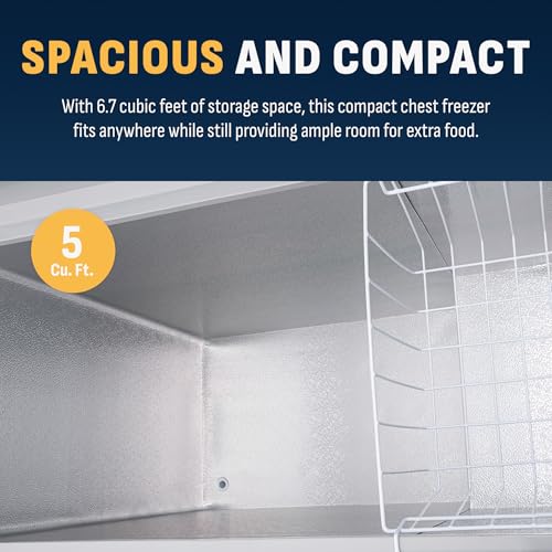 Newair 13.8 cu. ft. Upright Freezer, Fridge Freezer Convertible, Garage Ready Refrigerator, Frost Free Freezer with Door Alarm, Stand up Deep Freezer