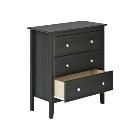 Adeptus Easy Pieces Solid Pine 3-Drawer Chest, Pecan Brown