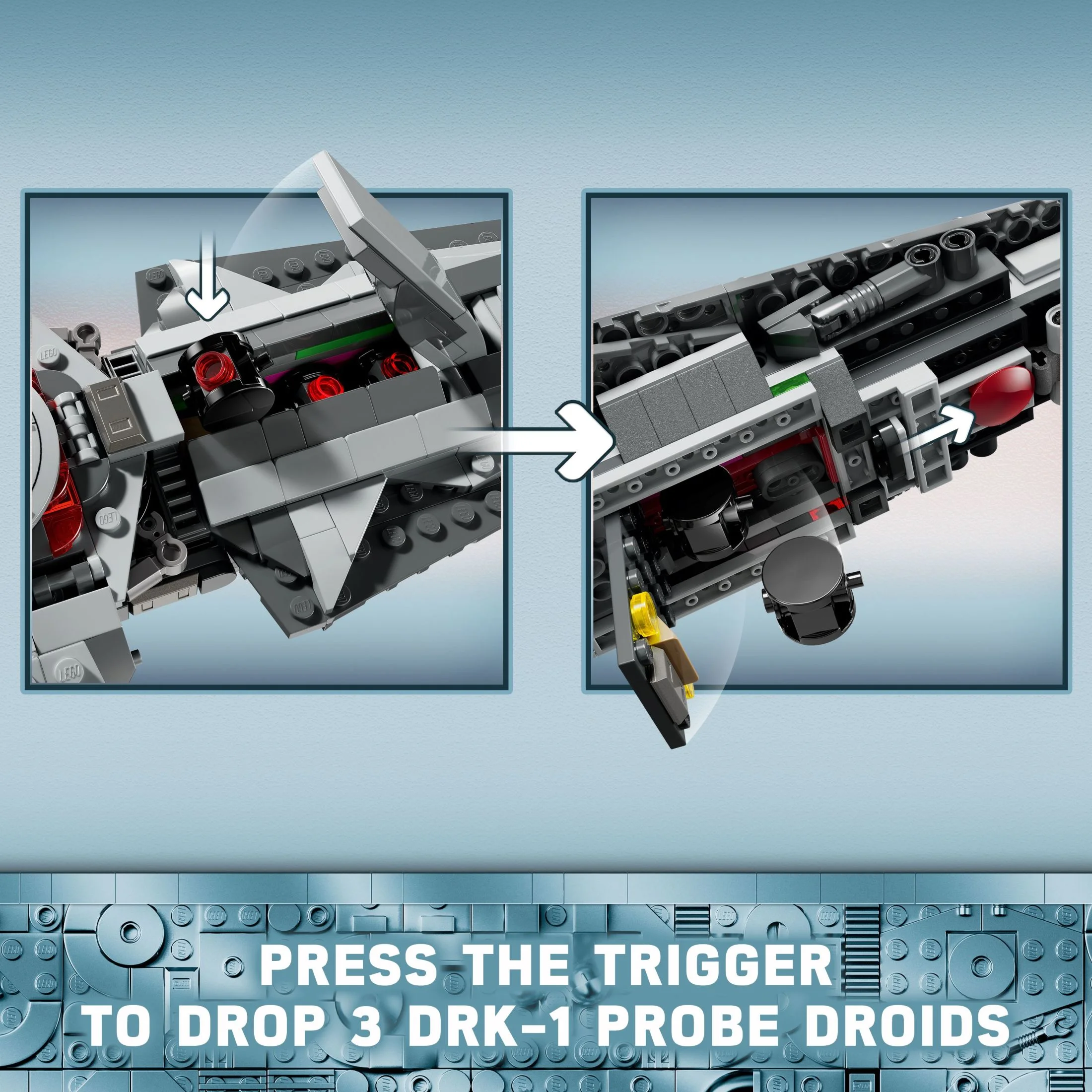 LEGO Star Wars: The Phantom Menace Darth Maul's Sith Infiltrator, Starship Toy, Includes Qui-Gon Jinn, Darth Maul, Anakin Skywalker