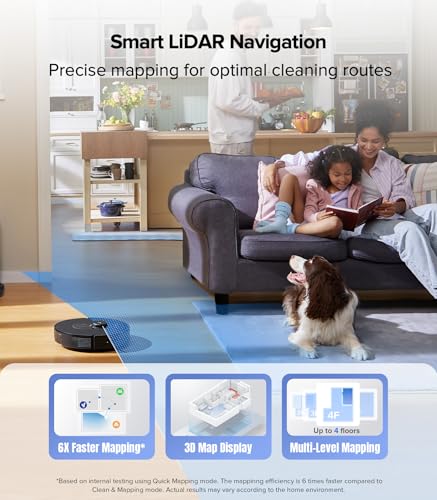 roborock Q5 Max+ Robot Vacuum with Self-Empty Dock, Upgraded from Q5+, 5500 Pa Suction, DuoRoller Brush, Hands-Free Cleaning for up to 7 Weeks