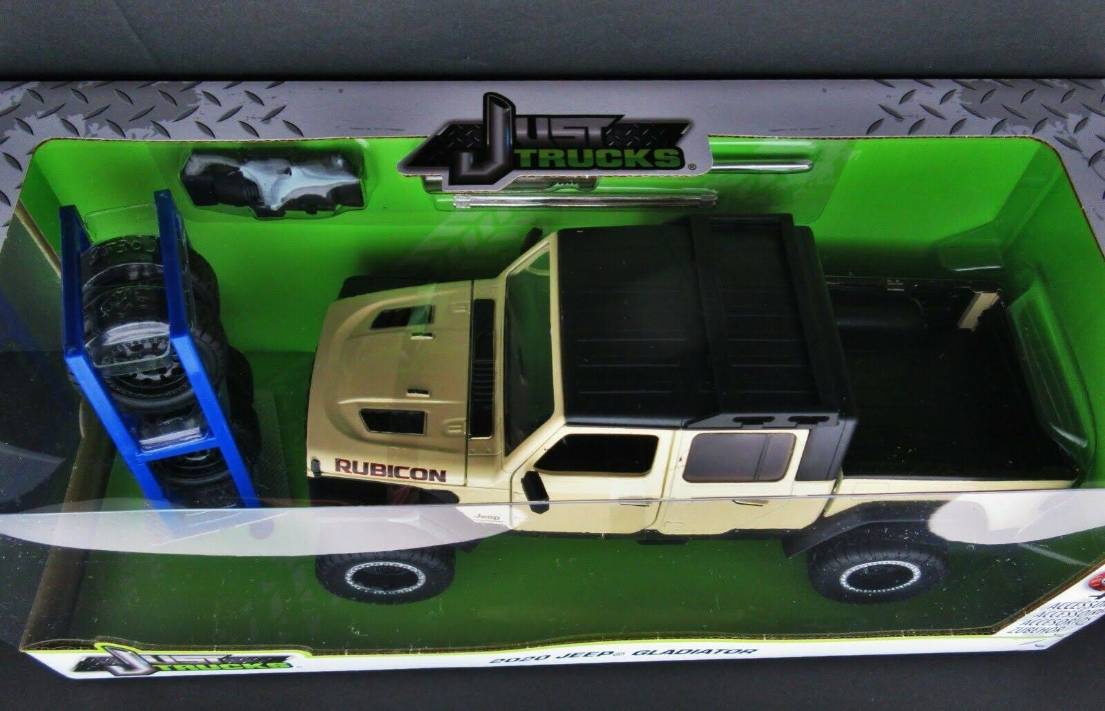 2020 Jeep Gladiator Rubicon ~ Tan ~ 1:24 Die Cast ~ Just Trucks