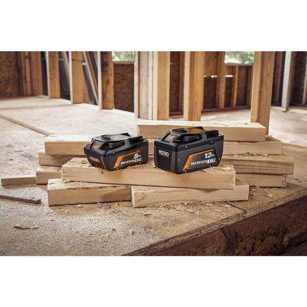 RIDGID 18V 12.0 Ah MAX Output EXP Lithium-Ion Battery with 18V Rapid Charger - Shop Hardware Tools Online Store
