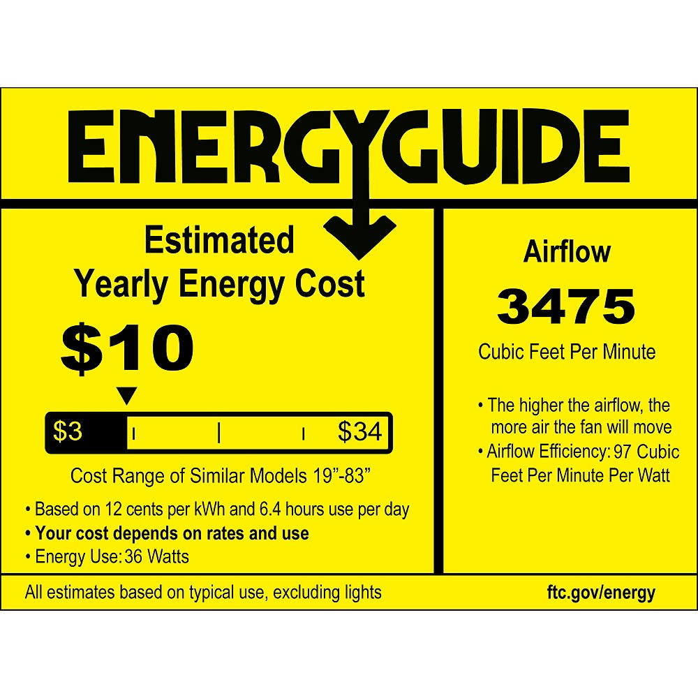 Monte Carlo 5COM52AGP Colony Max 52x22 Ceiling Fan, Aged Pewter