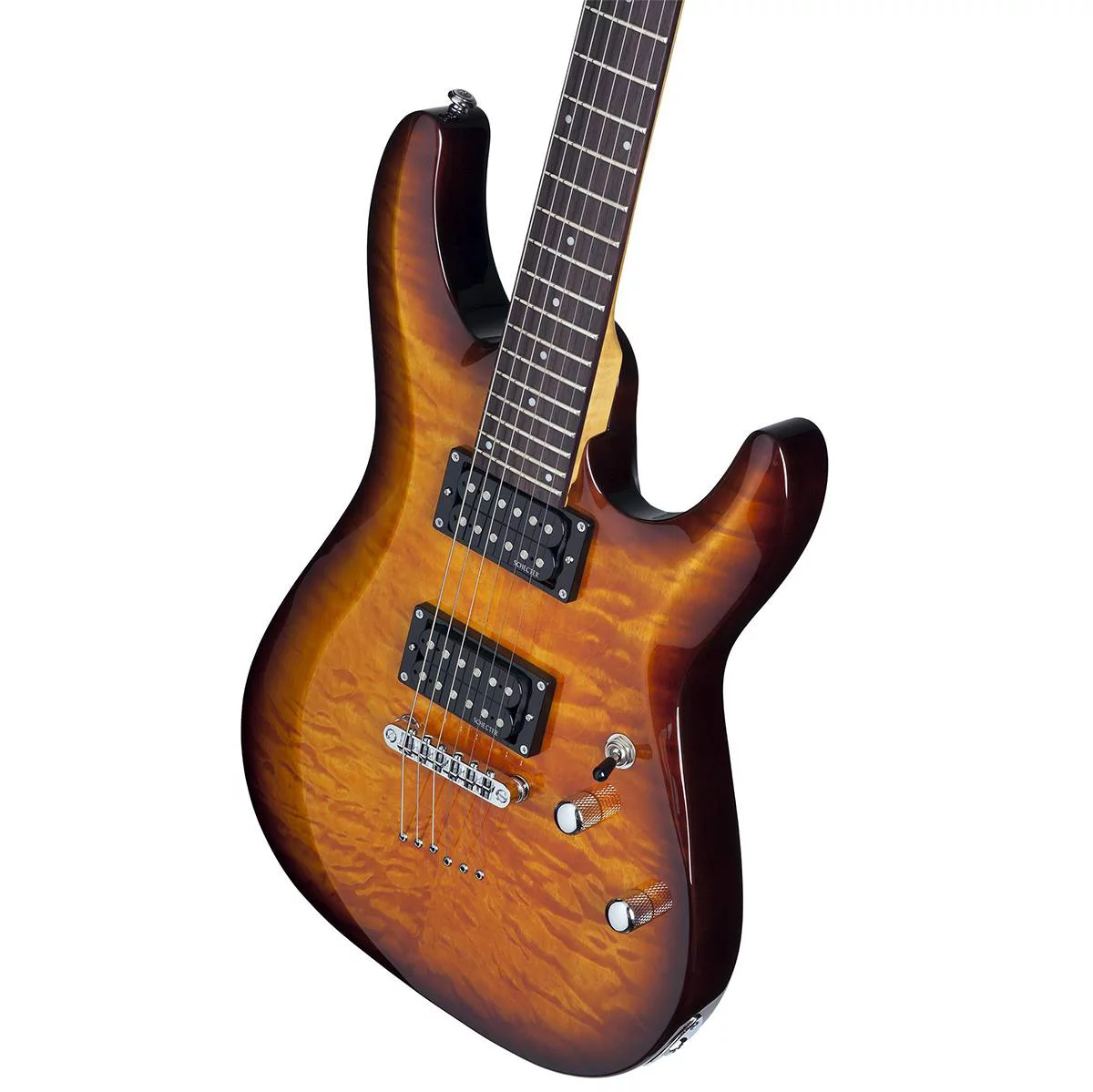 Schecter C-6 Plus VSB Solid-Body Electric Guitar, VSB - Curated Treasures Market