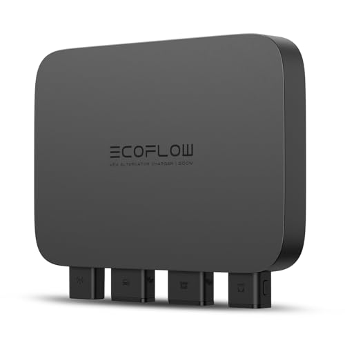 EF ECOFLOW 500W Alternator Charger, 3-in-1 Fast DC-DC Charger for Portable Power Stations, Vehicle Battery Charger & Jump Starter 5&times