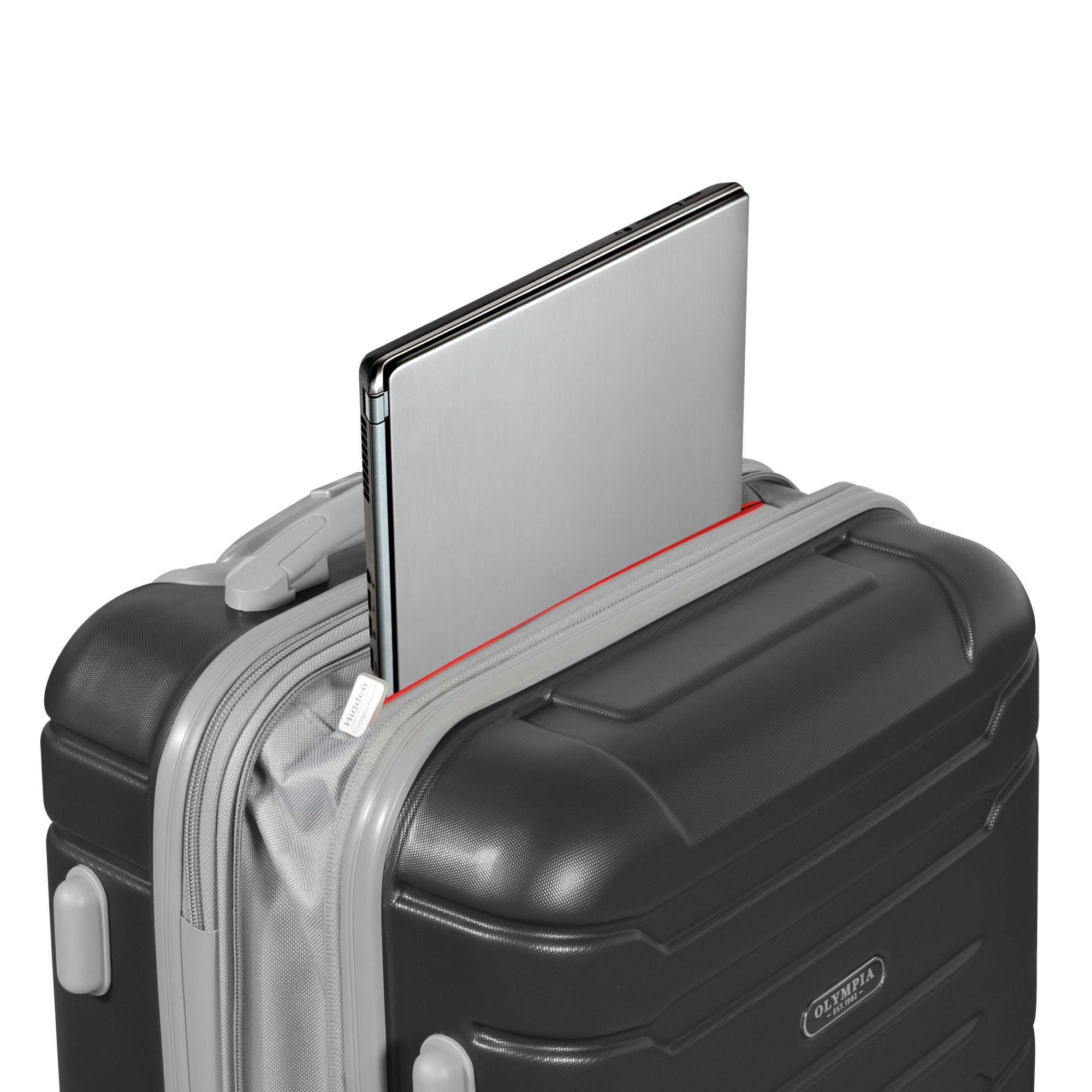 Olympia Denmark 21x22 Carry-On Spinner, Purple