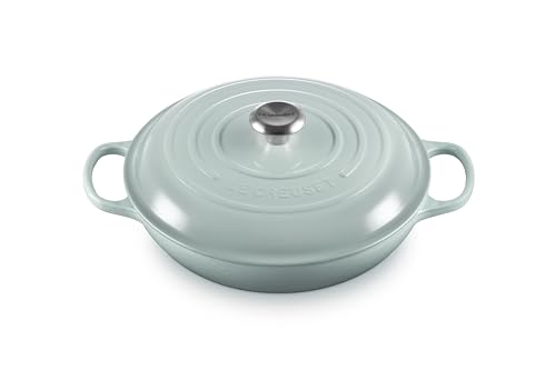 Le Creuset Enameled Cast Iron Signature Braiser, 3.5 qt., Marseille