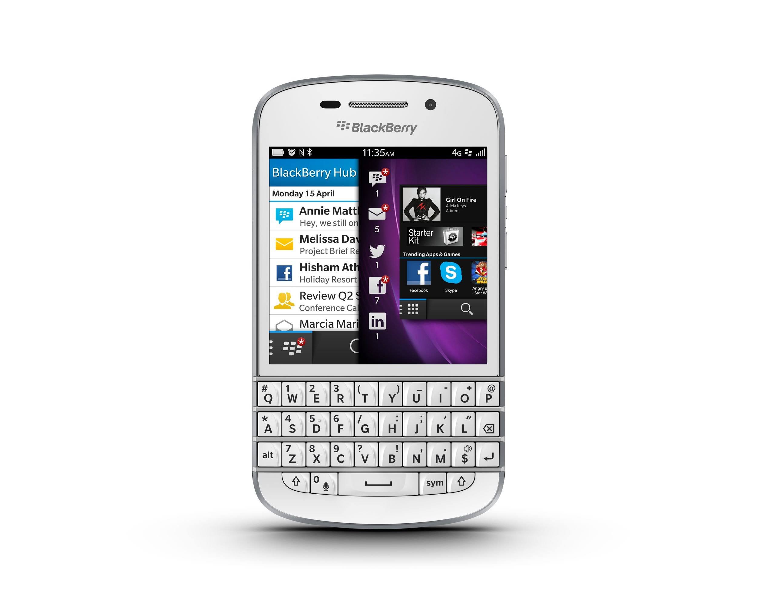 Blackberry Q10 Unlocked Cellphone 16GB White