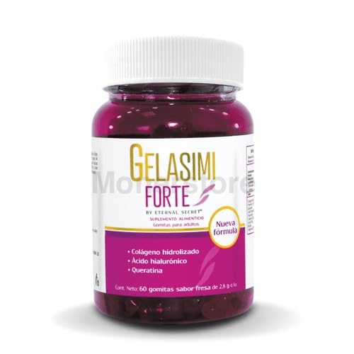 Gelasimi Forte gomitas - Gomitas para Cabello piel & unas - Gummies Hair Skin & Nails colgeno y Queratina - Kansas Nuitrition - HNZSDS