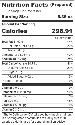 Cabo Primo Shredded Beef Green Chile Cheese Burrito, 5.35 Ounce -- 80 per case