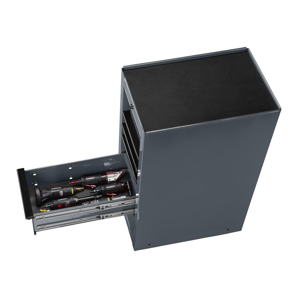 U.S. GENERAL 15 in. End Cabinet, Series 3, Slate Gray