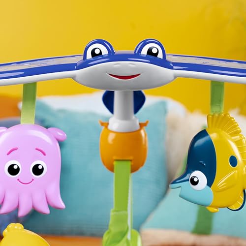Bright Starts Disney Baby Finding Nemo Sea of Activities Baby Activity Center Jumper with Interactive Toys, Lights, Songs & Sounds, 6-12 Months (Blue)