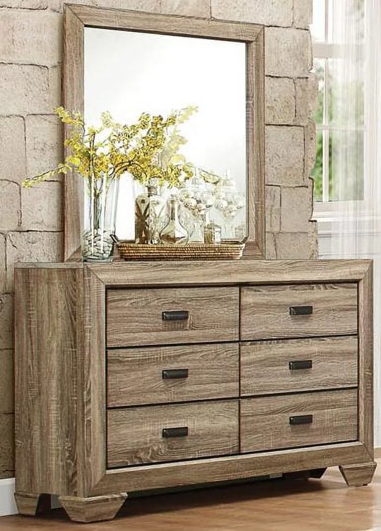 Bainbridge Natural 5 Piece Full Bedroom Set in Beechwood