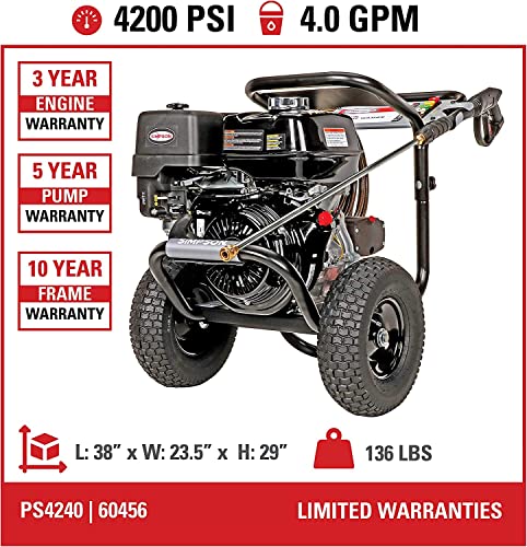 SIMPSON Cleaning PowerShot PSI Gas Pressure Washer - Radiant Selections